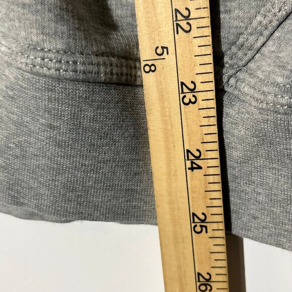 Vintage Y2K Nike Gray Spellout Full Zip Hoodie Sweater Womans Size Small - Picture 6 of 8